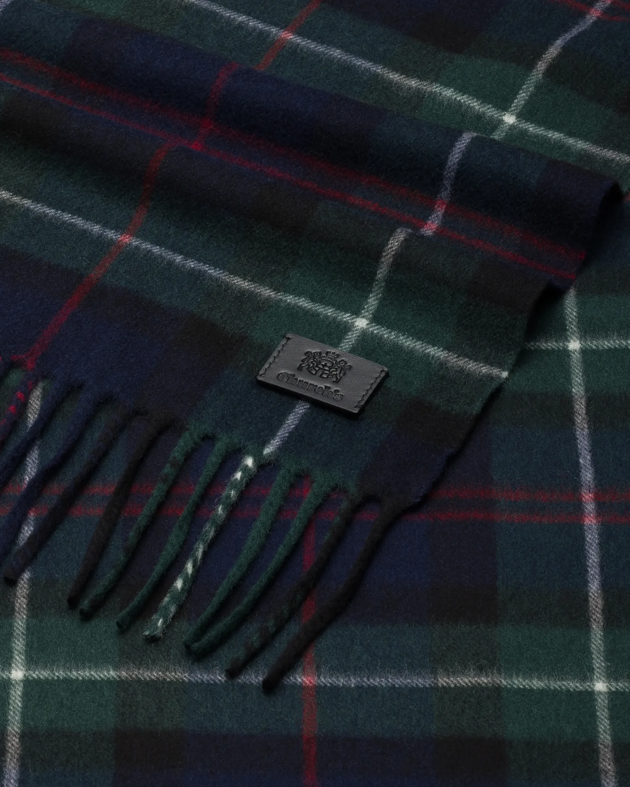 Scarf - Cashmere Wool Tartan Scarf