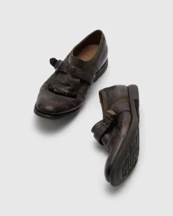 Shanghai - Calfskin and Canvas Monk Strap