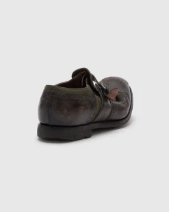 Shanghai - Calfskin and Canvas Monk Strap