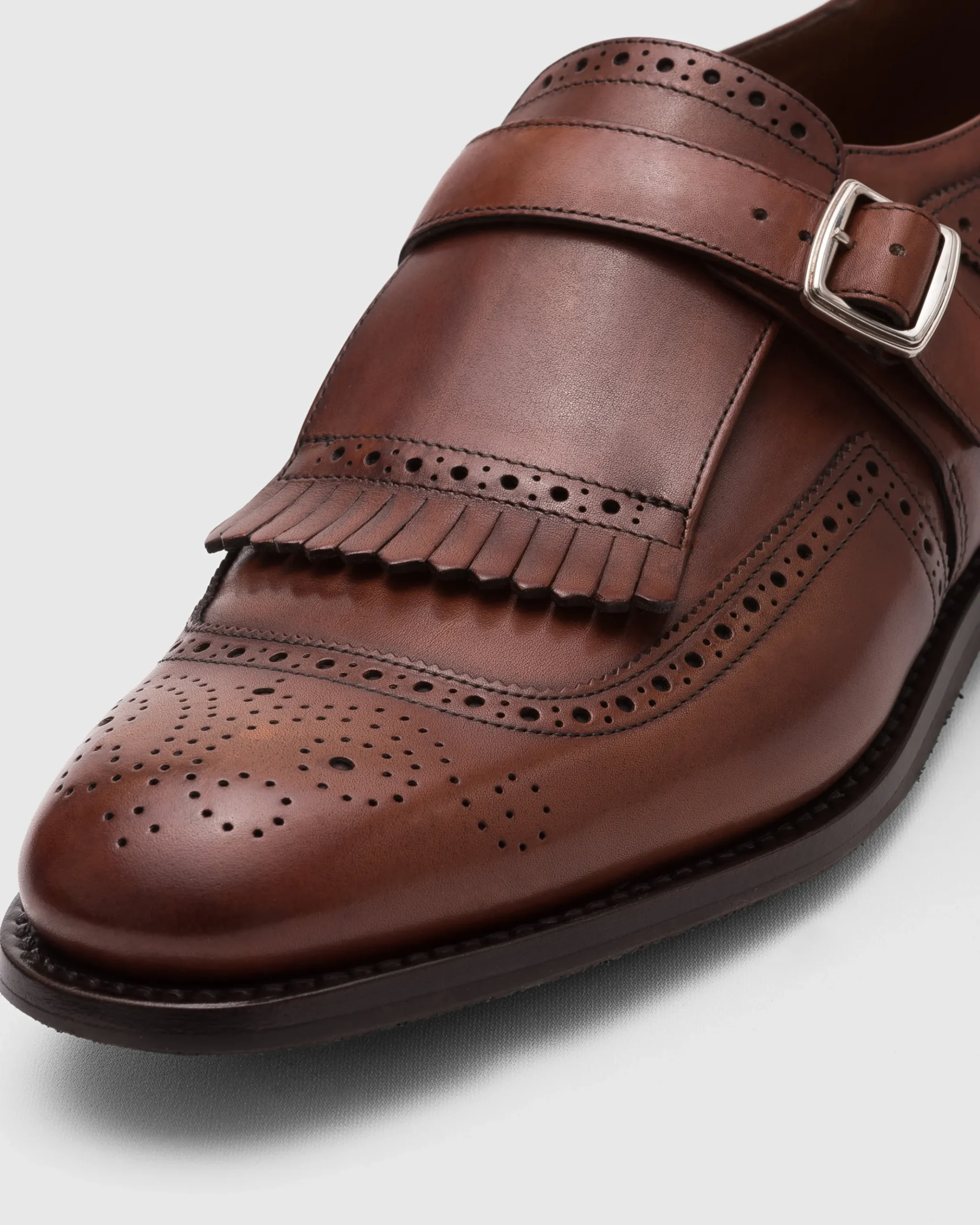 Shanghai - Decò Calf Leather Monk Strap Loafer
