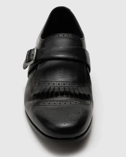 Shanghai Laser - Antiqued Calfskin Monk Strap