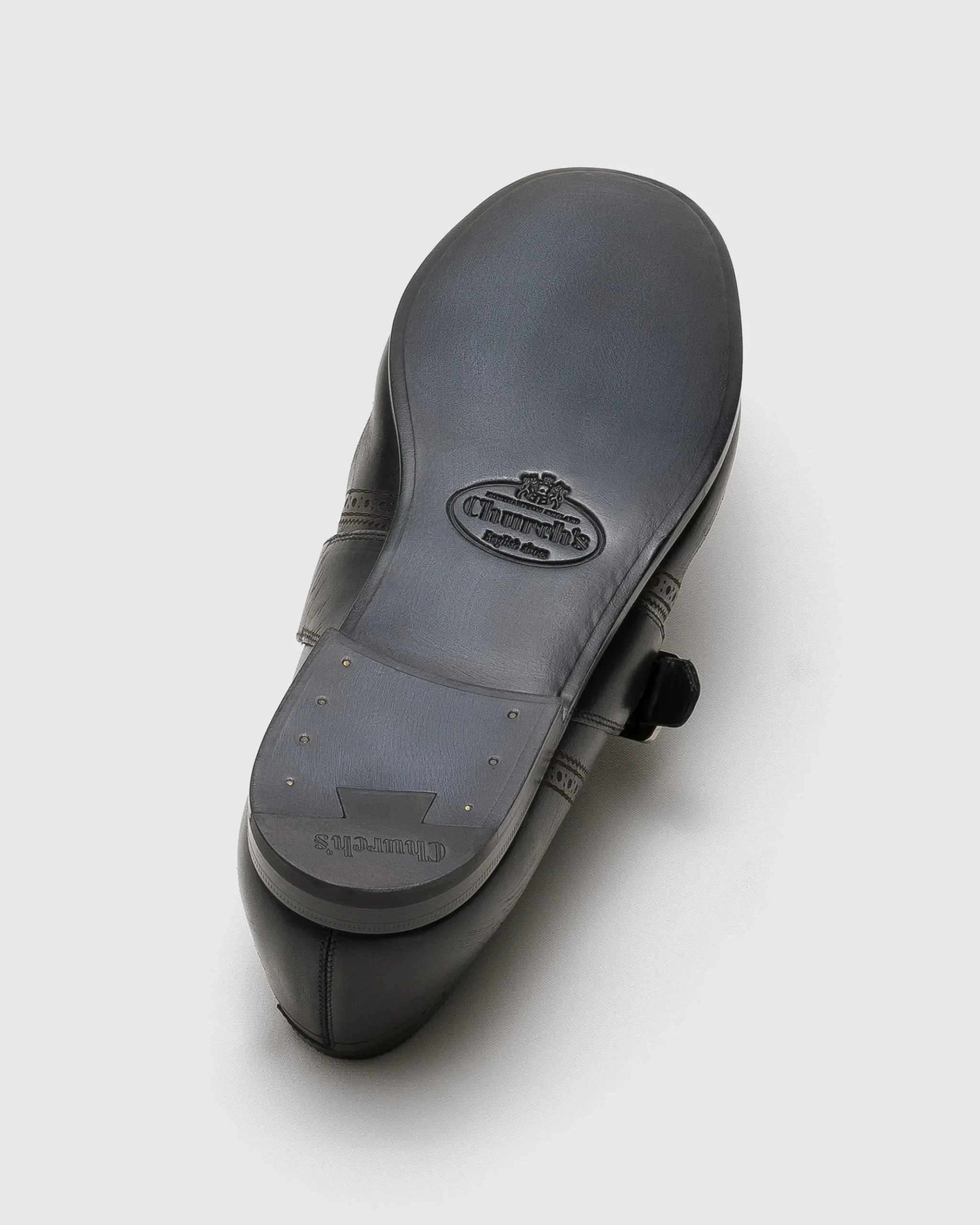 Shanghai Laser - Antiqued Calfskin Monk Strap