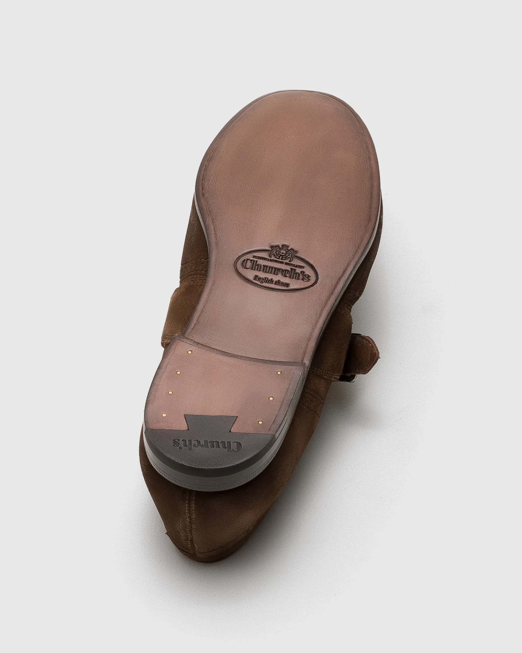 Shanghai Laser - Antiqued Suede Monk Strap