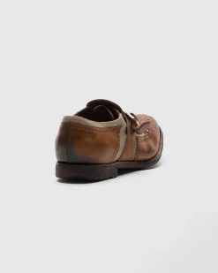 Shanghai 150Th Anniversary - Monk Straps in calfskin and fabric