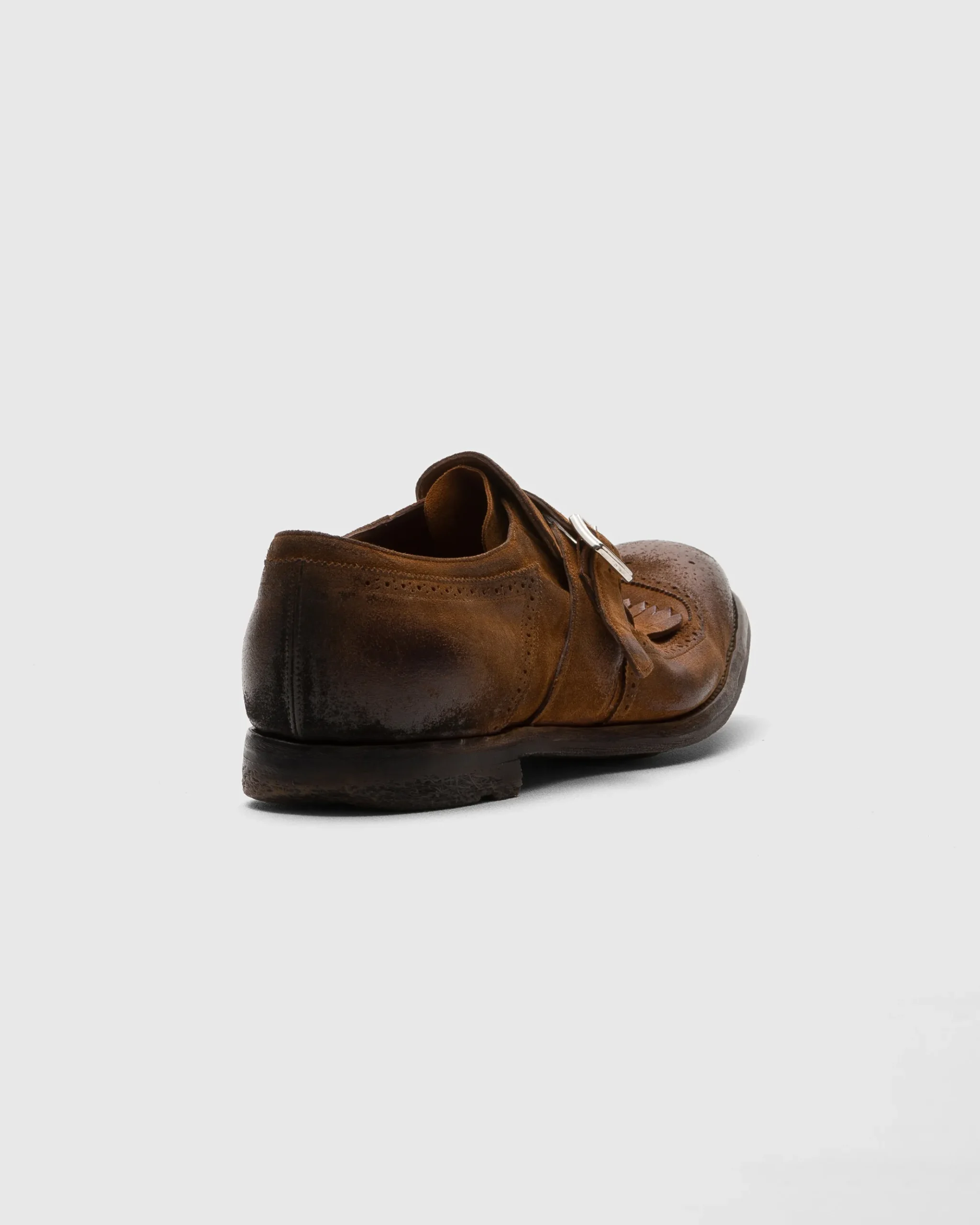 Shanghai - Vintage Suede Buckle Loafer
