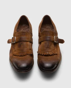 Shanghai - Vintage Suede Buckle Loafer