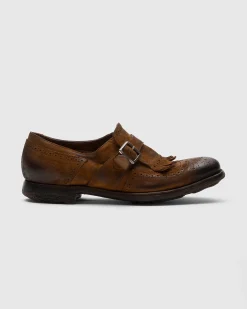 Shanghai W - Vintage Suede Monk Strap