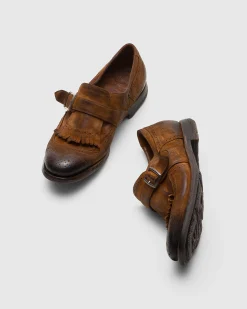 Shanghai W - Vintage Suede Monk Strap