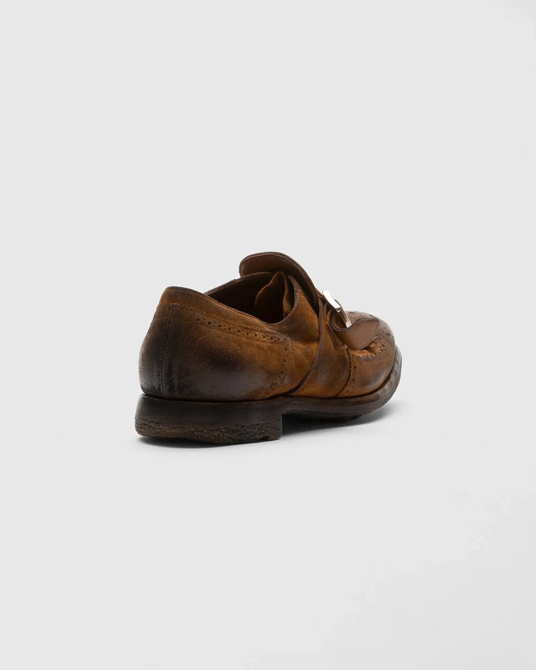 Shanghai W - Vintage Suede Monk Strap