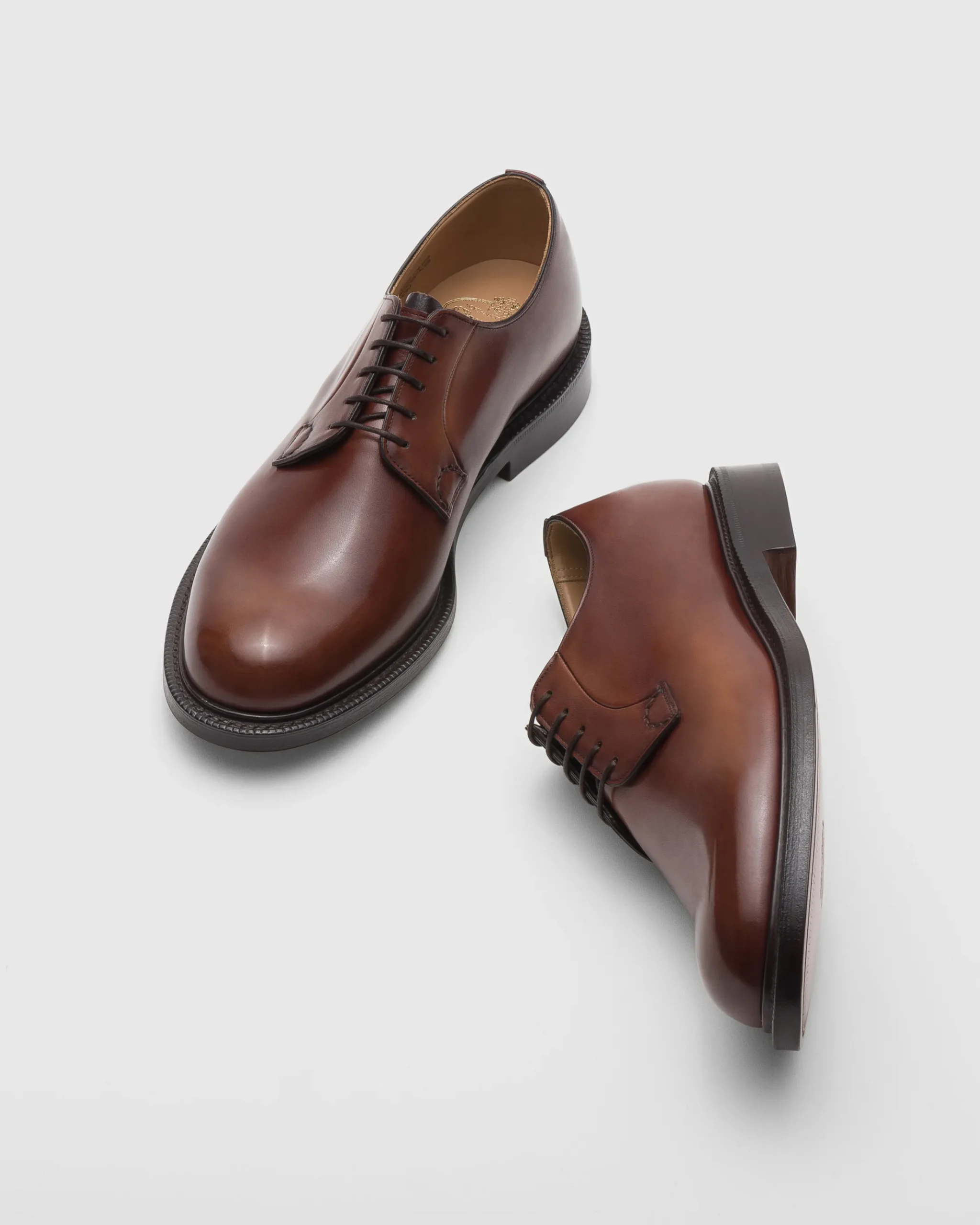 Shannon - Bleached Calfskin Derby