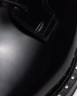 Shannon Met - Polished Fumé Leather Derby