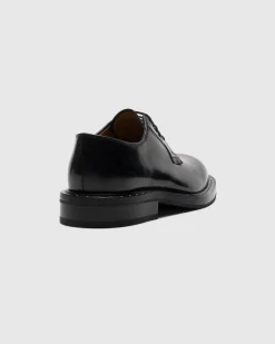 Shannon Met - Polished Fumé Leather Derby