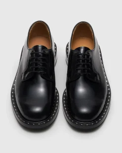 Shannon Met - Polished Fumé Leather Derby