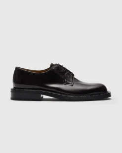 Shannon Met - Polished Fumé Leather Derby