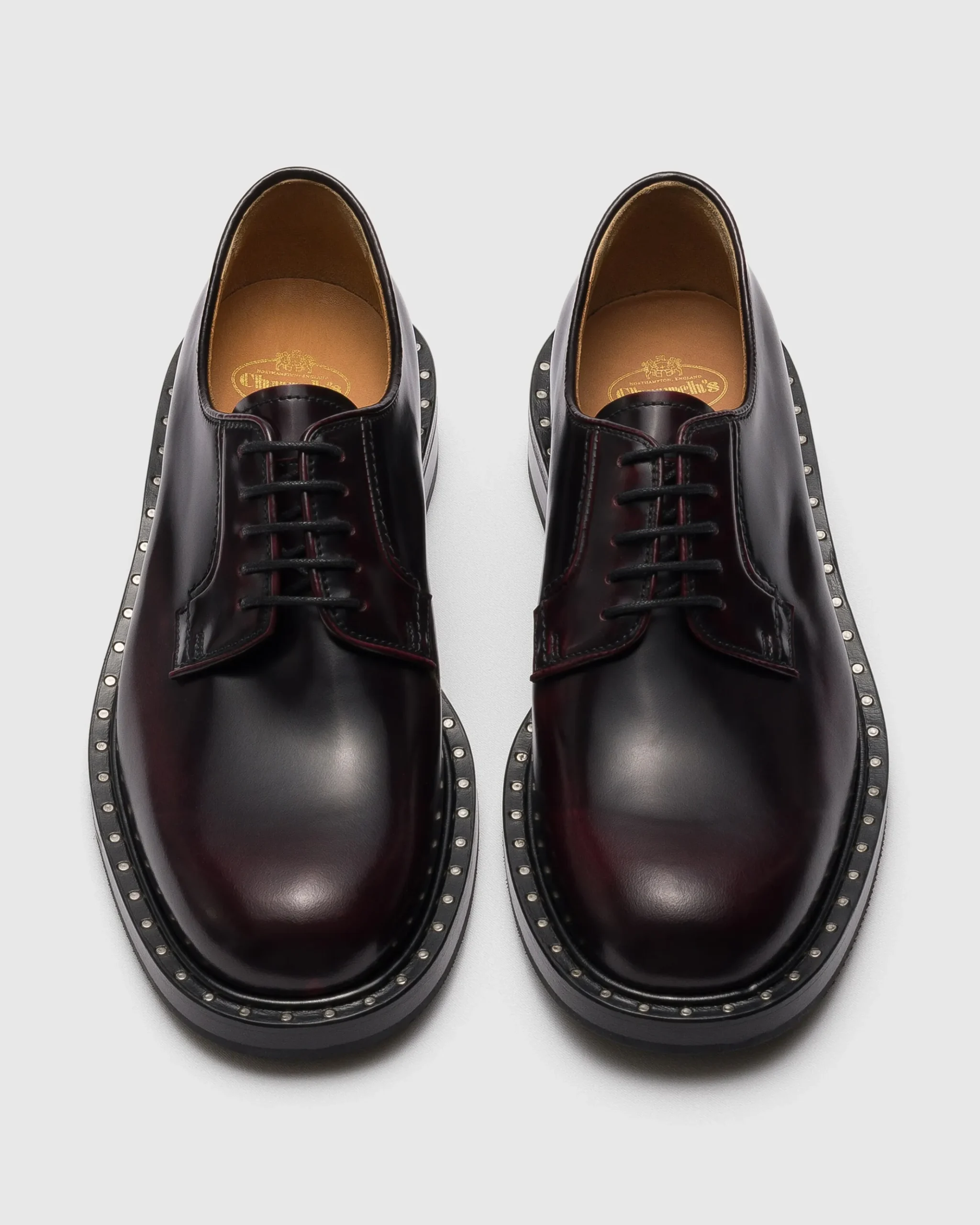 Shannon Met - Polished Fumé Leather Derby