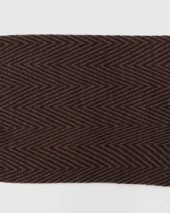Socks with a herringbone pattern - Herringbone Wool Socks