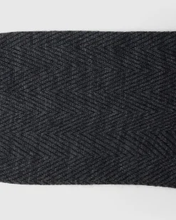 Socks with a herringbone pattern - Herringbone Wool Socks