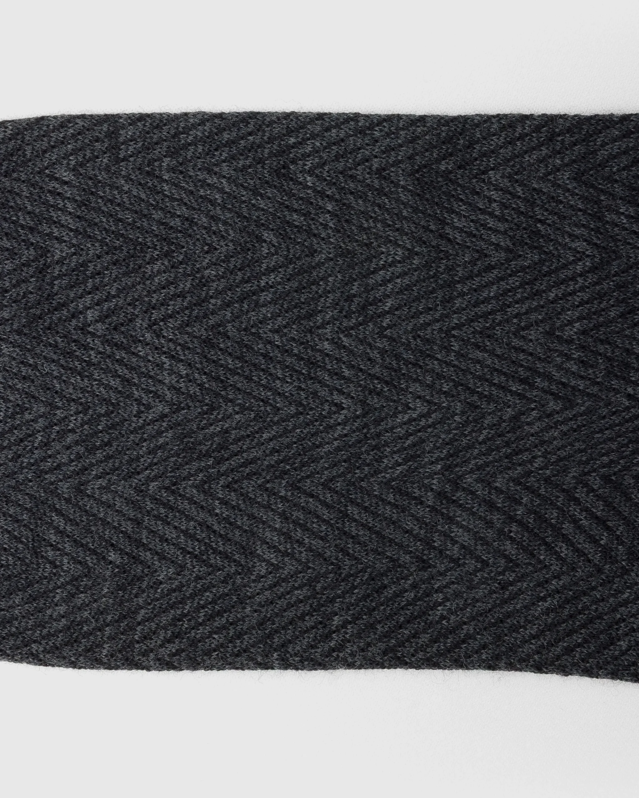 Socks with a herringbone pattern - Herringbone Wool Socks