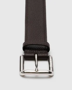 Square Buckle Belt - Deer Print Calfskin Belt