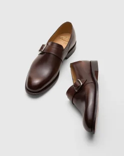 Westbury - Bleached Calfskin Monk Strap