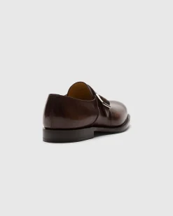 Westbury - Bleached Calfskin Monk Strap