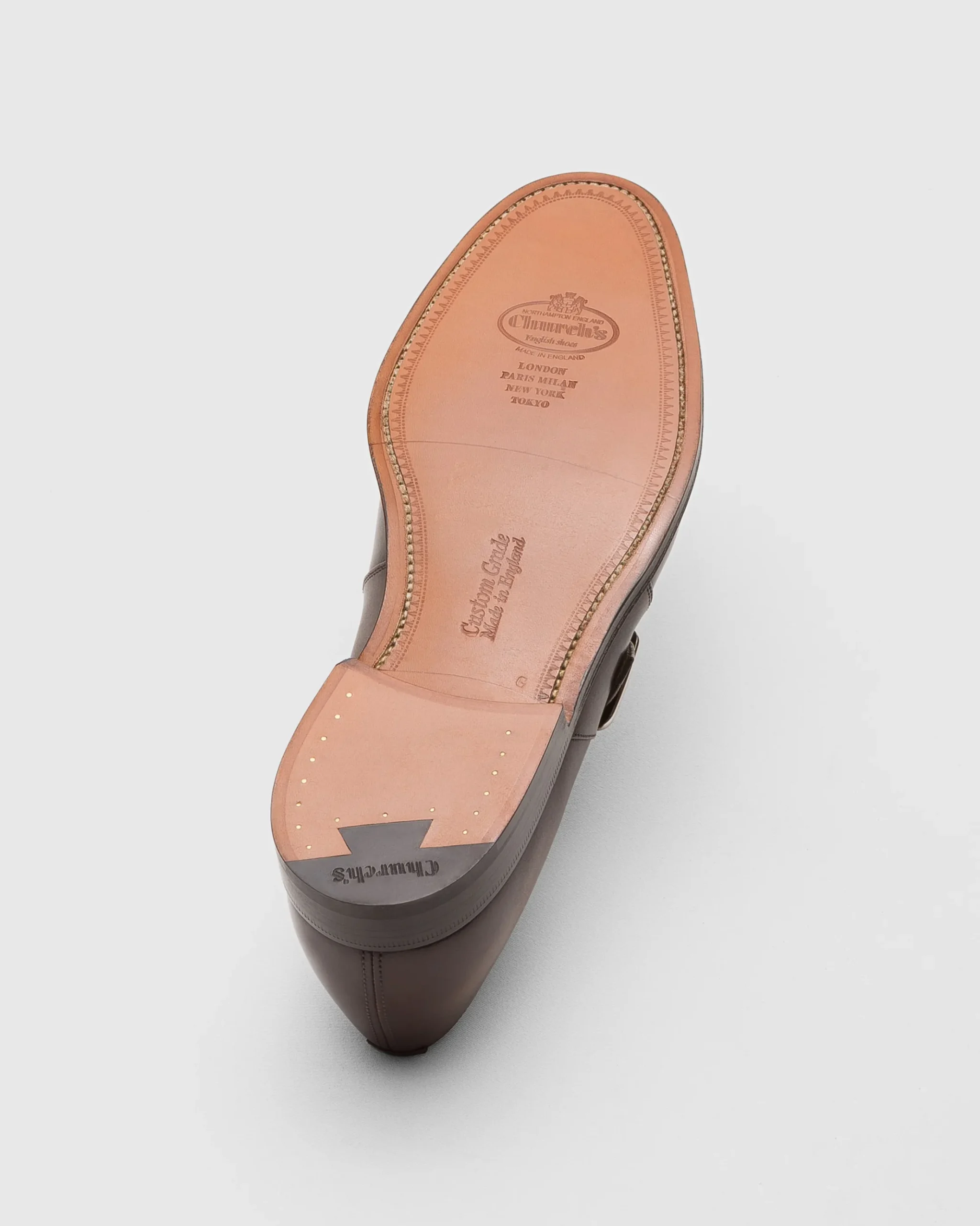 Westbury - Bleached Calfskin Monk Strap